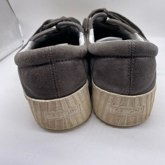 Tretorn Nylite Gray Suede Lace Up Sneakers Size 8.5 - Picture 5 of 12